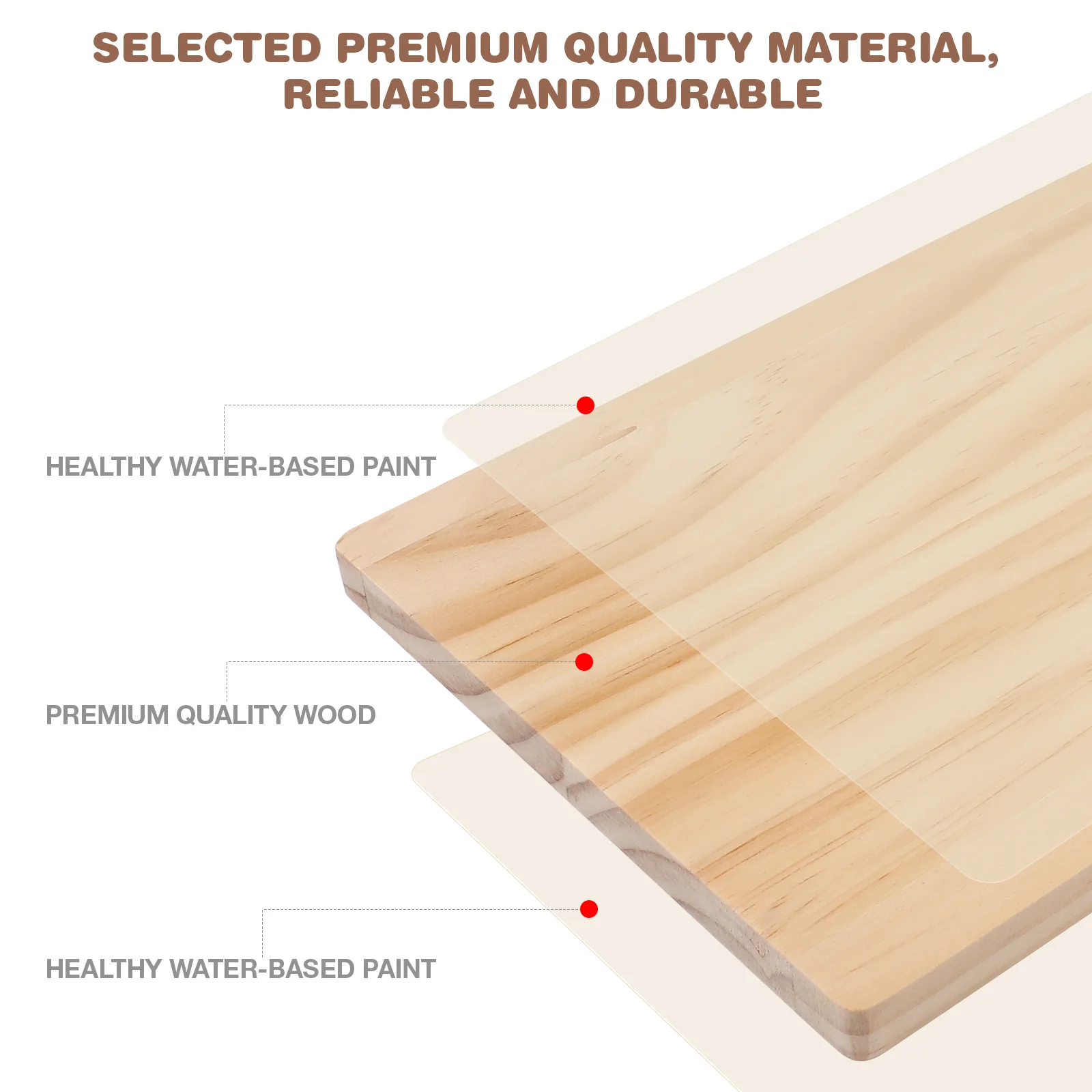 Plataforma de soporte de madera para animales pequeños, mesa de madera Natural, juguetes, jaula, accesorio para hámster, ardilla, gerbil, Chinchilla