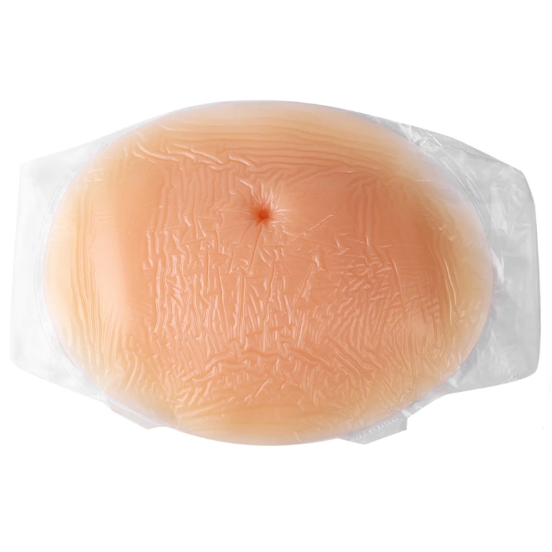 100% Silicone Fake Pregnant Belly 1000G / Pc , Disguised Pregnant Women Fake Belly Halloween COS Props-A14I