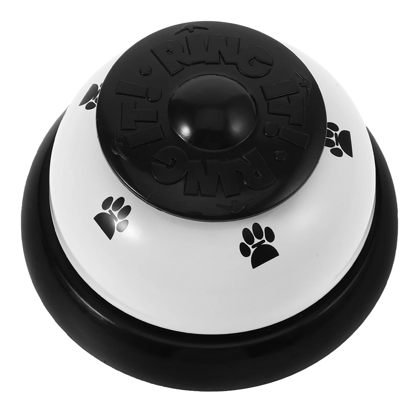 

Puppy Intelligence Toy Bell Dog Cat Door Pet Interactive Training Tool Press White for