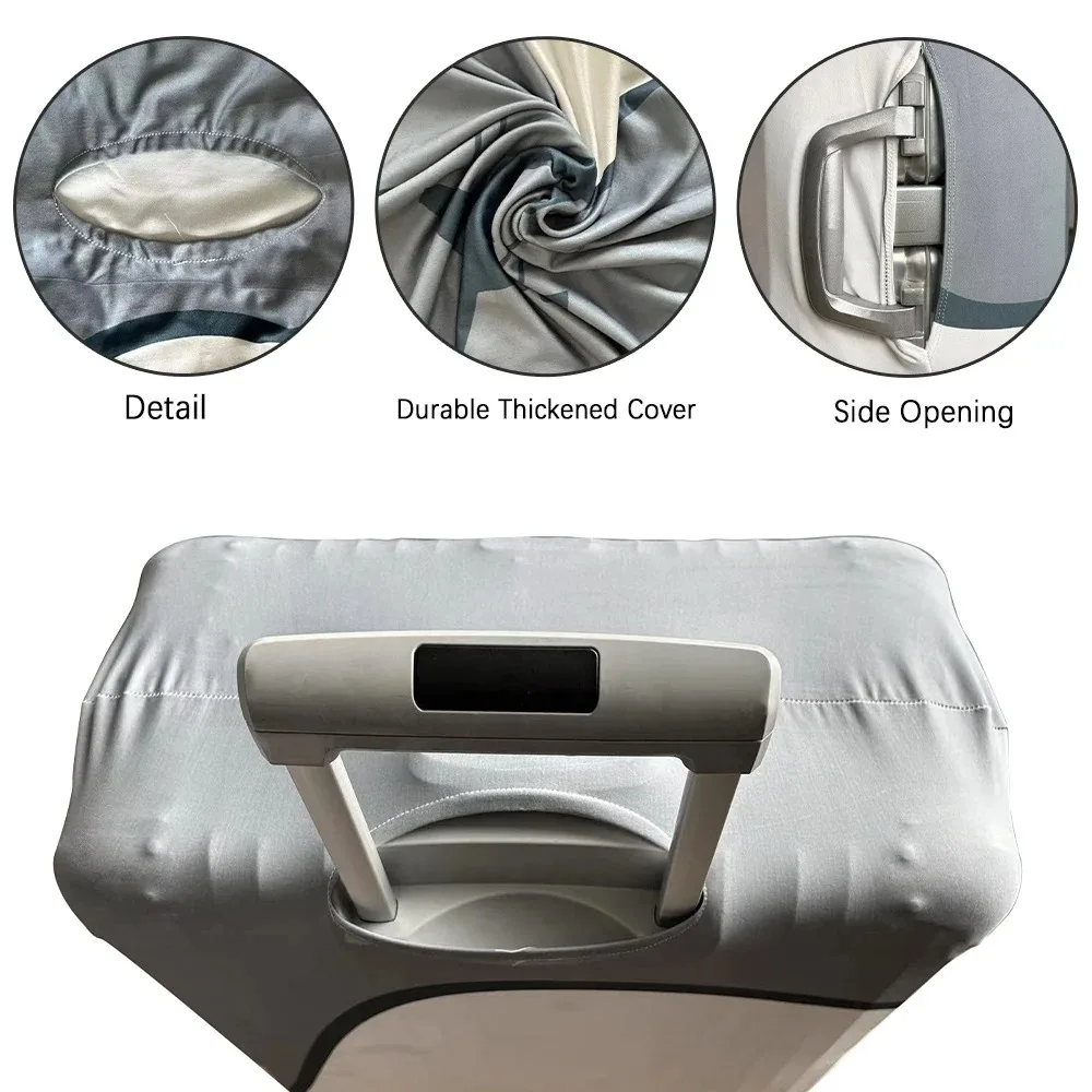 Outdoor-Reisekofferhülle für 18-32 Zoll Koffer, Dehnbare Stoffhülle, Reisezubehör, Gepäckschutzhüllen – Detail 6