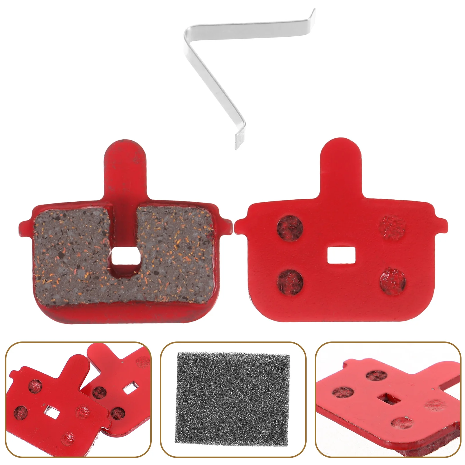 Brake Pads Bicycle Bike Disc Come to Film Metal High Performance Red Supply Cycling Block Road