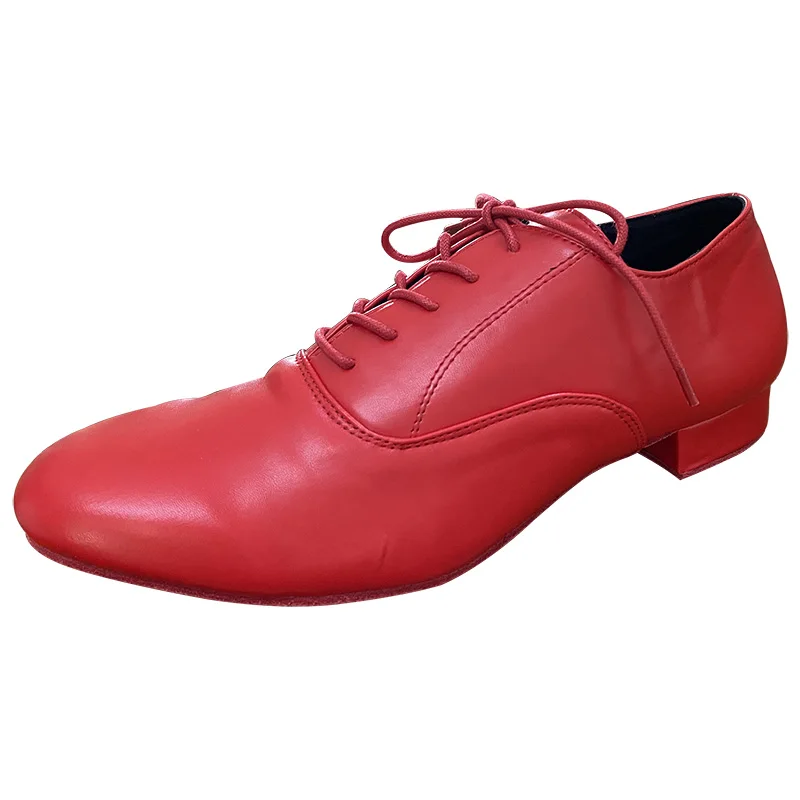 Venus lure-zapatos de baile de salón personalizados para hombre, calzado de baile latino, suela inferior roja de China, interior, 2,5 CM