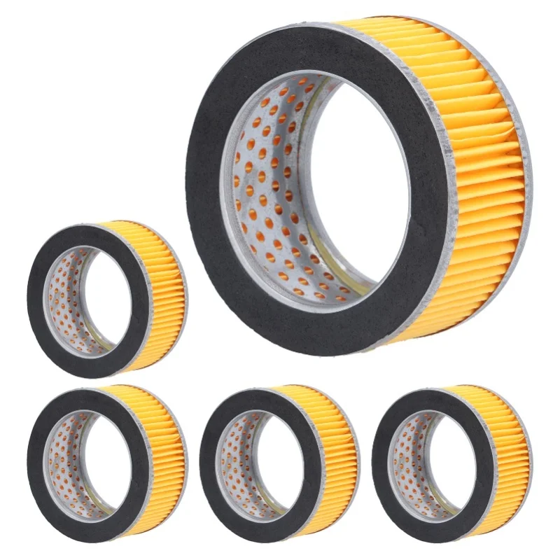 

5Pcs Piston Air Compressor Filter Inner Element Inside Equipment 106x84x51mm