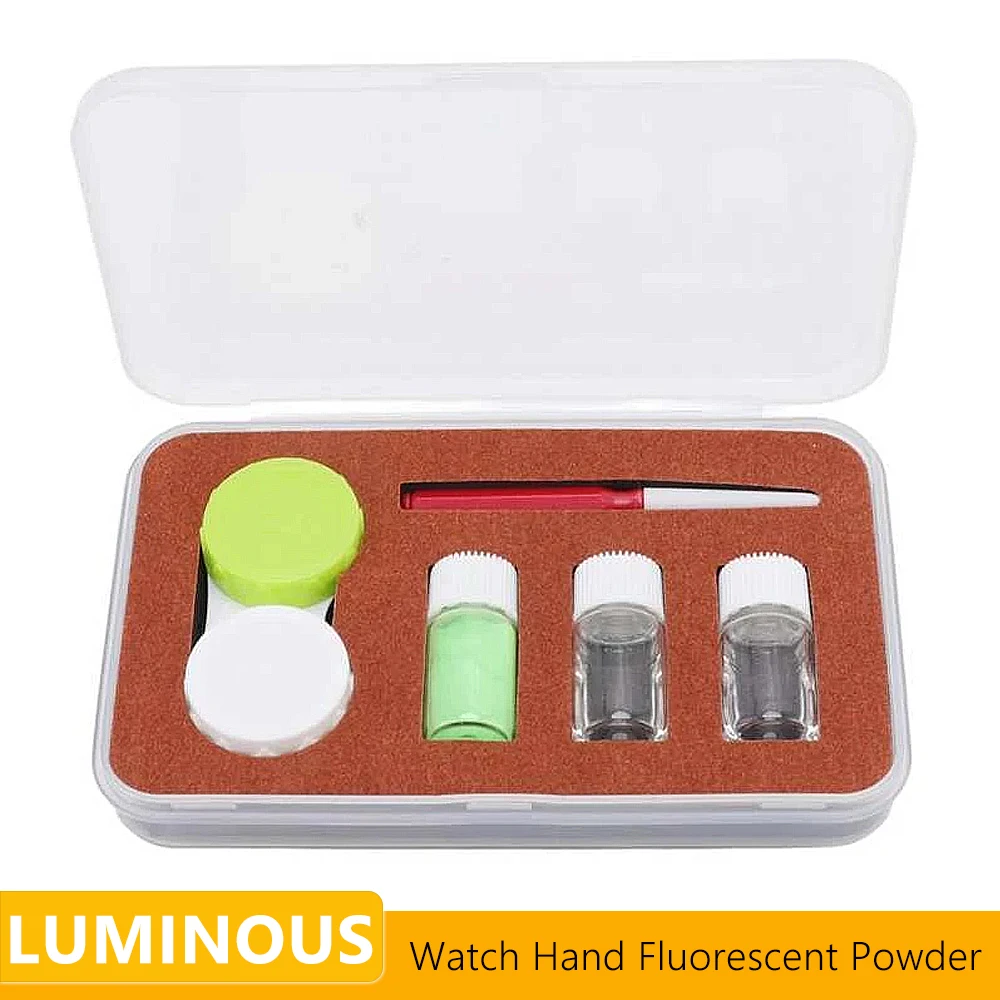 Watch Luminous Fluorescent Powder Dark Pigment Powder one Color Monochromatic Watch Face Hour Minute Hand Luminous Liquid Tool