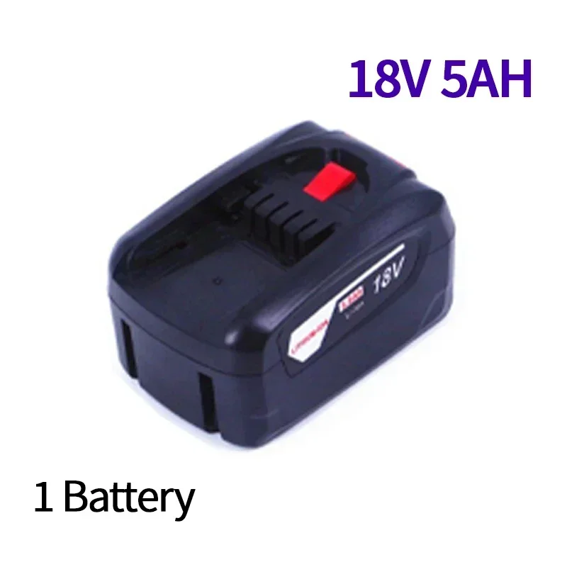 18V 5AH For Bosch Rechargeable Green Power Garden Tool Battery For Gardena P4A PBA 18V/72 18V20 18V36 PSR 18 LI-2 PSB 18 LI-2