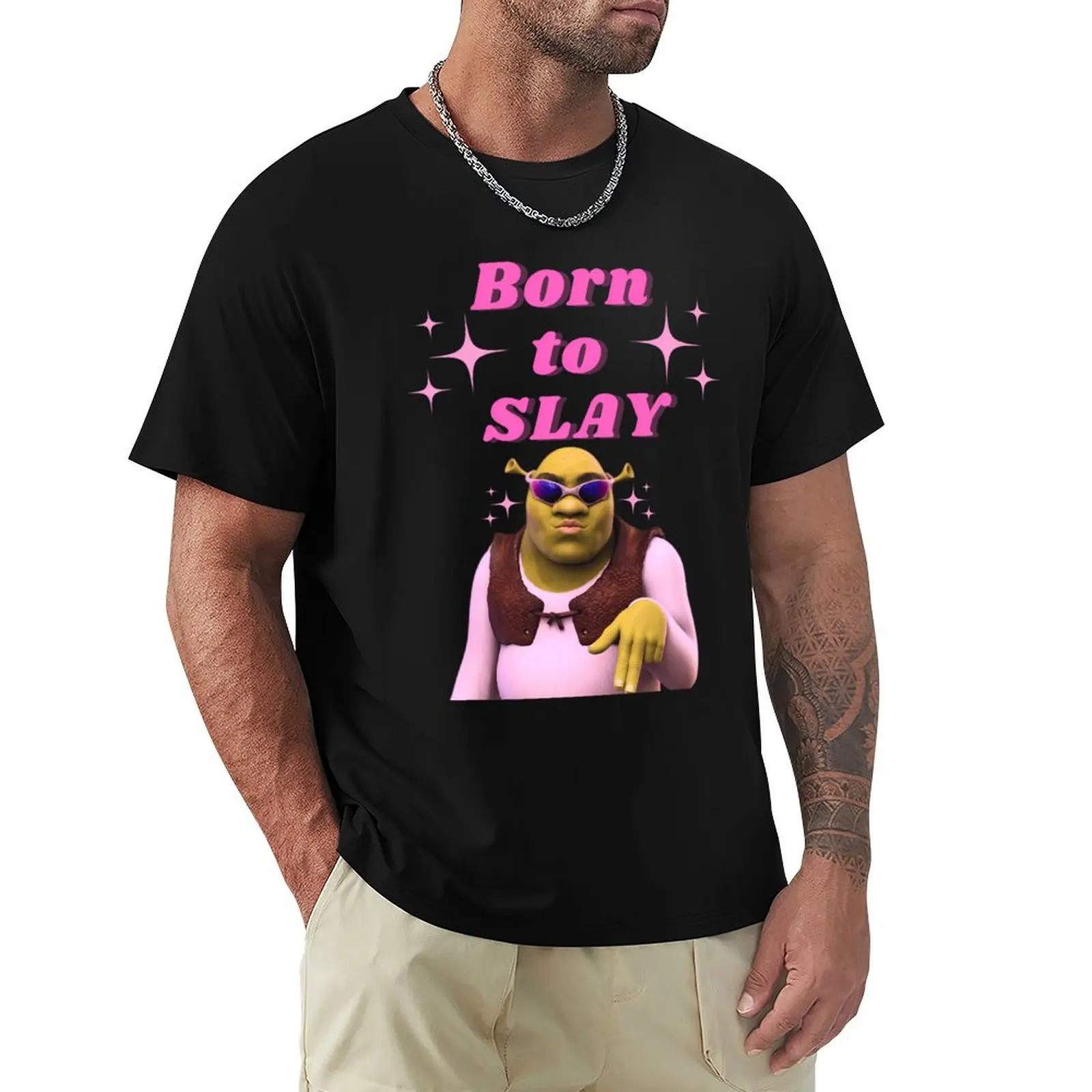 

Born To Slay T-Shirt custom shirt valentines clothes cute clothes funny costumes heavyweight t shirts for men