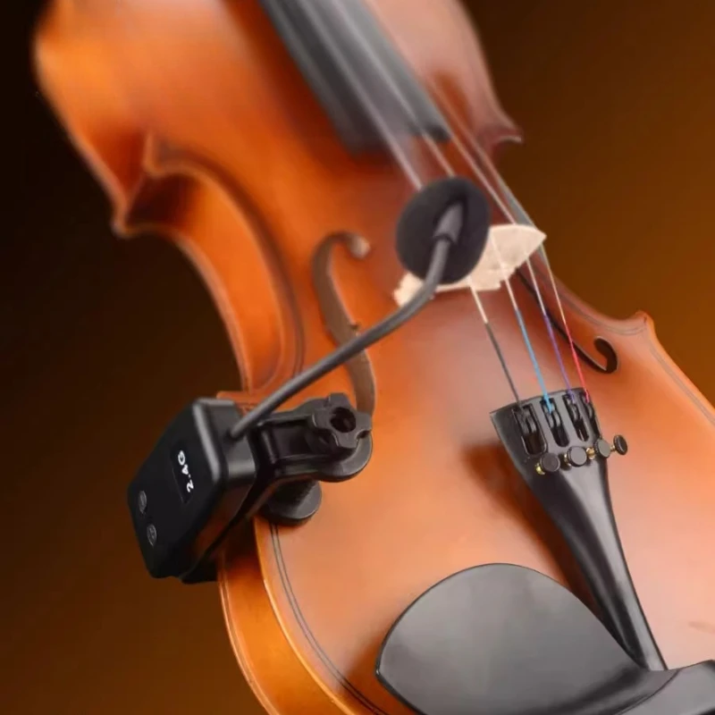 

2.4G Violin/Viola Wireless Microphone Professional Performance Pickup Stringed Instruments Amplification Violin Accessories