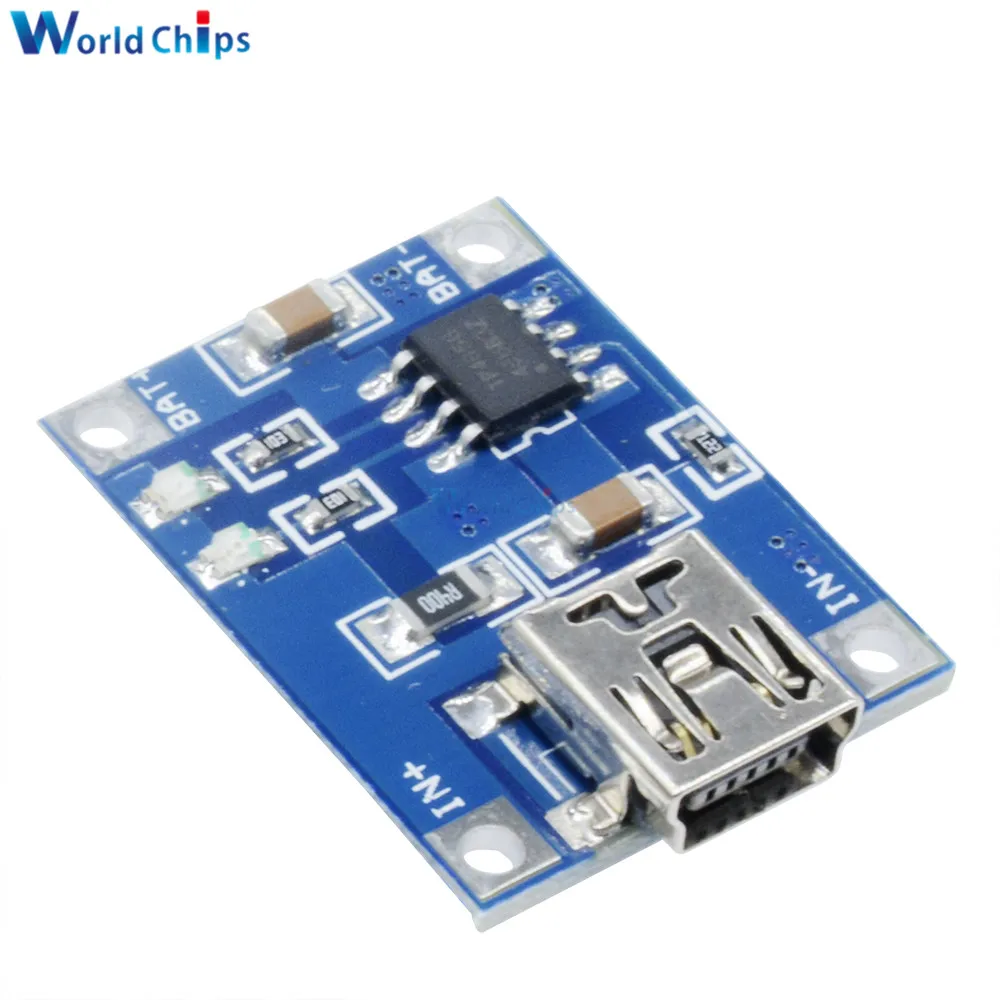 1/5/10PCS 5V 1A Micro USB 18650 Type-c Lithium Battery Charging Board Charger Module Protection Dual Functions TP4056 TP4056A