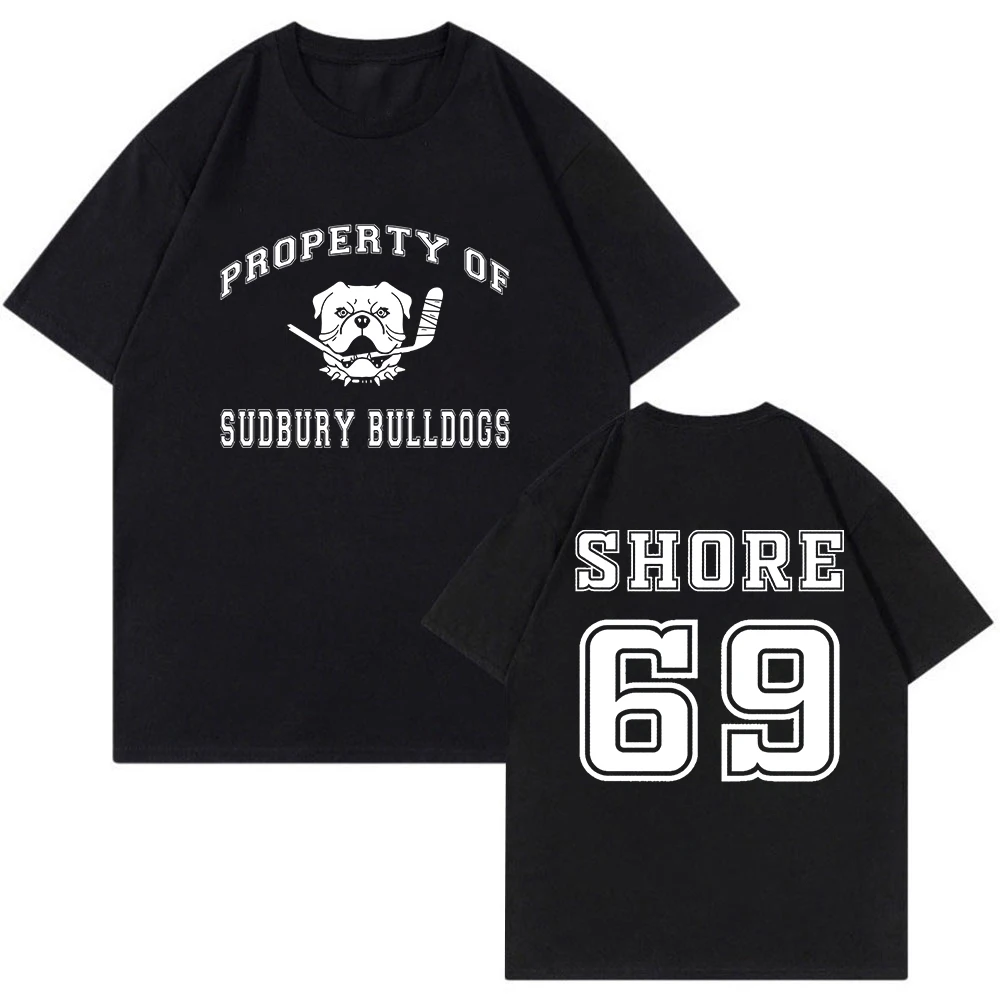 Shoresy Sudbury Blueberry Bulldogs 69 Logo T-shirt Crewneck Short Sleeve Streetwear Men Women Tee 2023 Tv Series Fashion Clothes