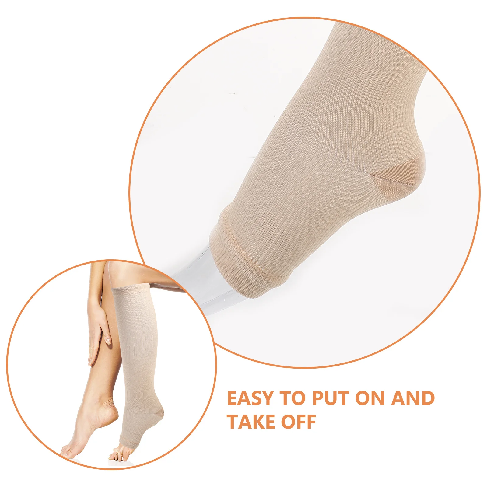 2 أزواج الجاكار الرياضة العجل جوارب ضغط التخسيس مطاطا العجل الأكمام لتخفيف تعب الساق جوارب تنفس