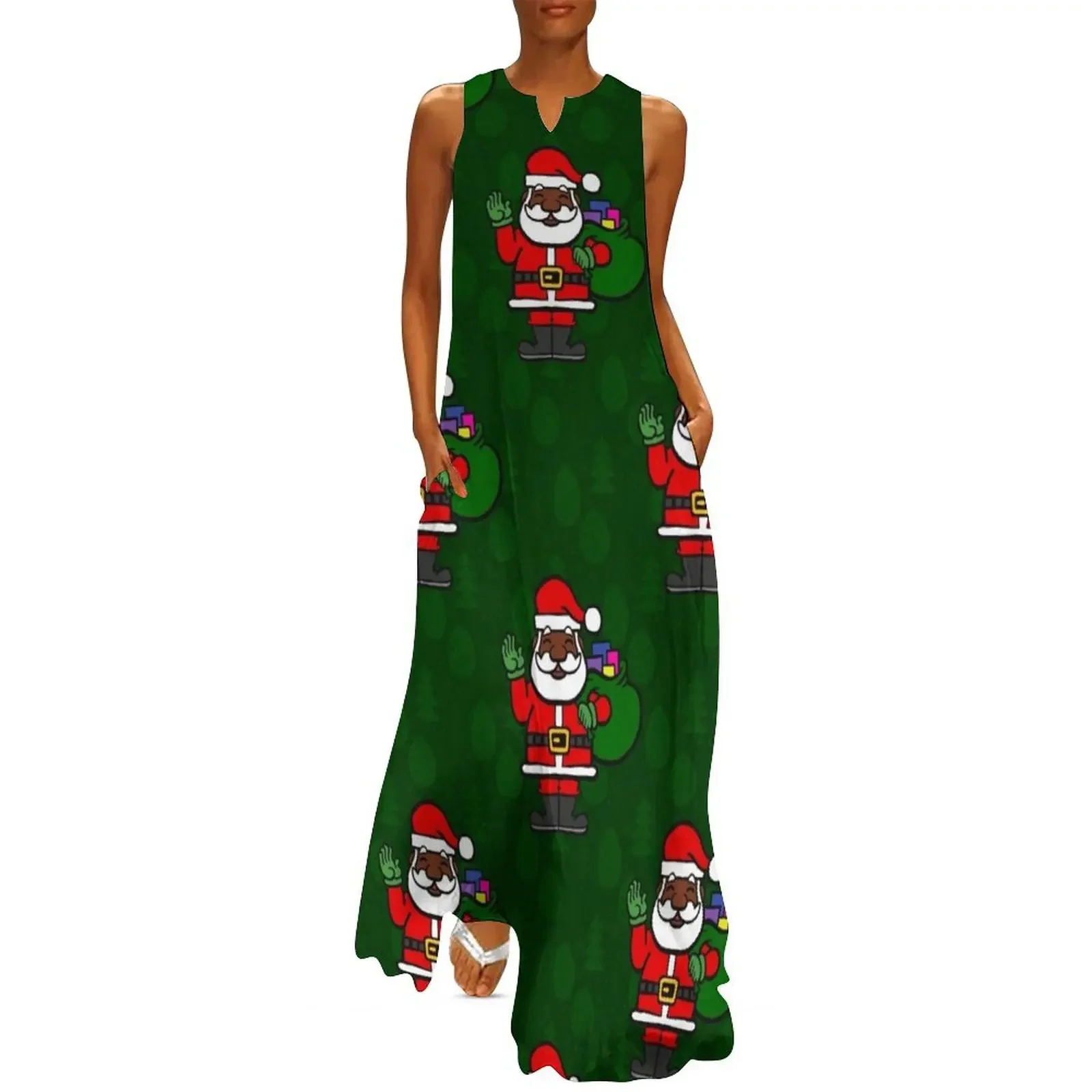 

african santa christmas gifts Long Dress Evening gown Summer skirt luxury evening dresses for women 2025 Women's clothing Dress