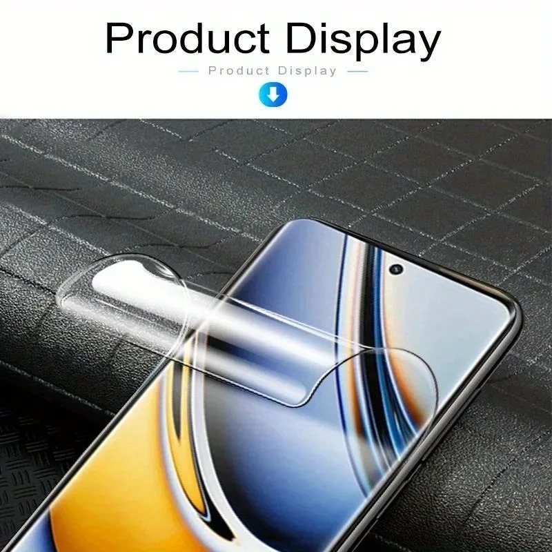 3/1 قطعة فيلم هيدروجيل لينة ل جديد ممن لهم Realme 14 13 12 11 10 برو زائد ملاحظة 60 50 GT 6T P3 P2 برو واقي للشاشة فيلم وليس الزجاج