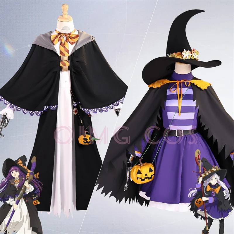 Frieren en el funerario Cosplay disfraz de helecho Halloween carnaval uniforme peluca fiesta de Halloween mascarada Anime juego de mujer