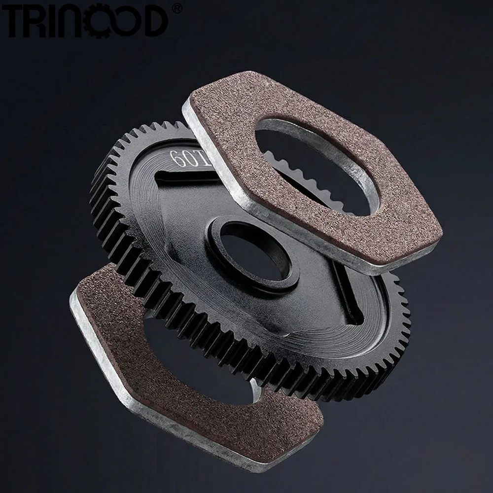 TRINOOD Steel Spur Gear 60T 0.5M Motor Transmission Gears for 1/18 Lo-si Mini-T, 1/16 Mini-B Upgrade Parts