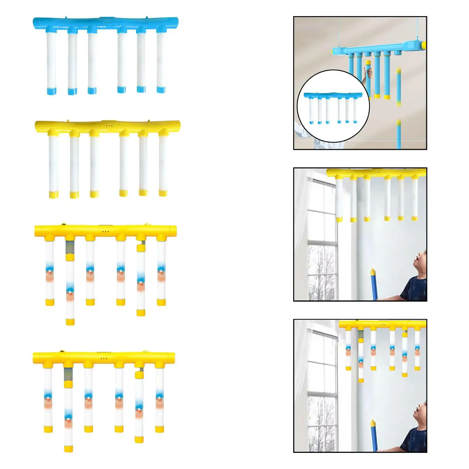 

Drop Sticks Game Indoor and Outdoor Adjustable Speed Hand Eye Coordination