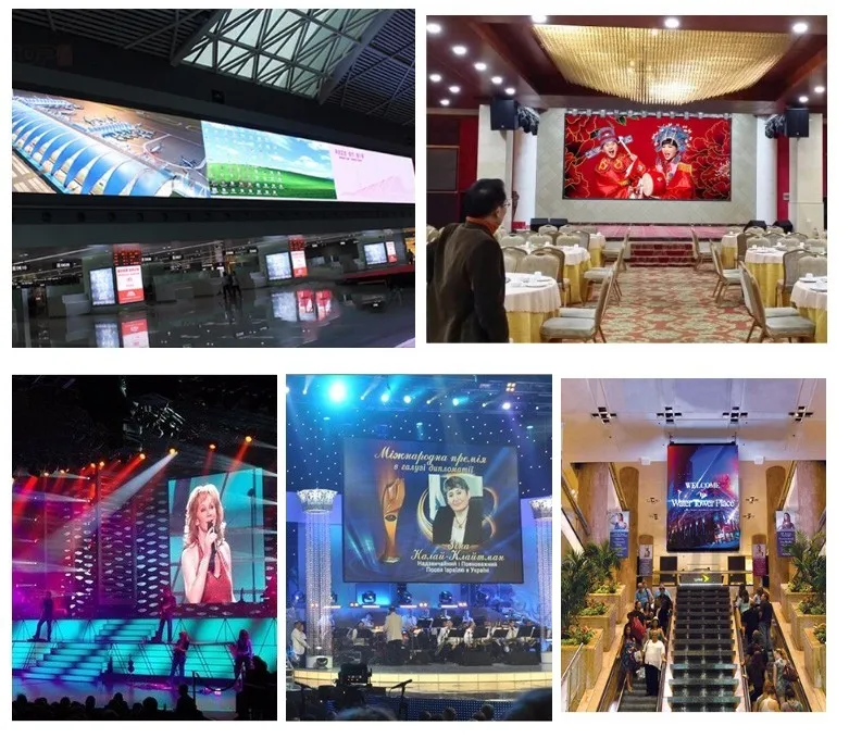 P3.91 display led matriz interior