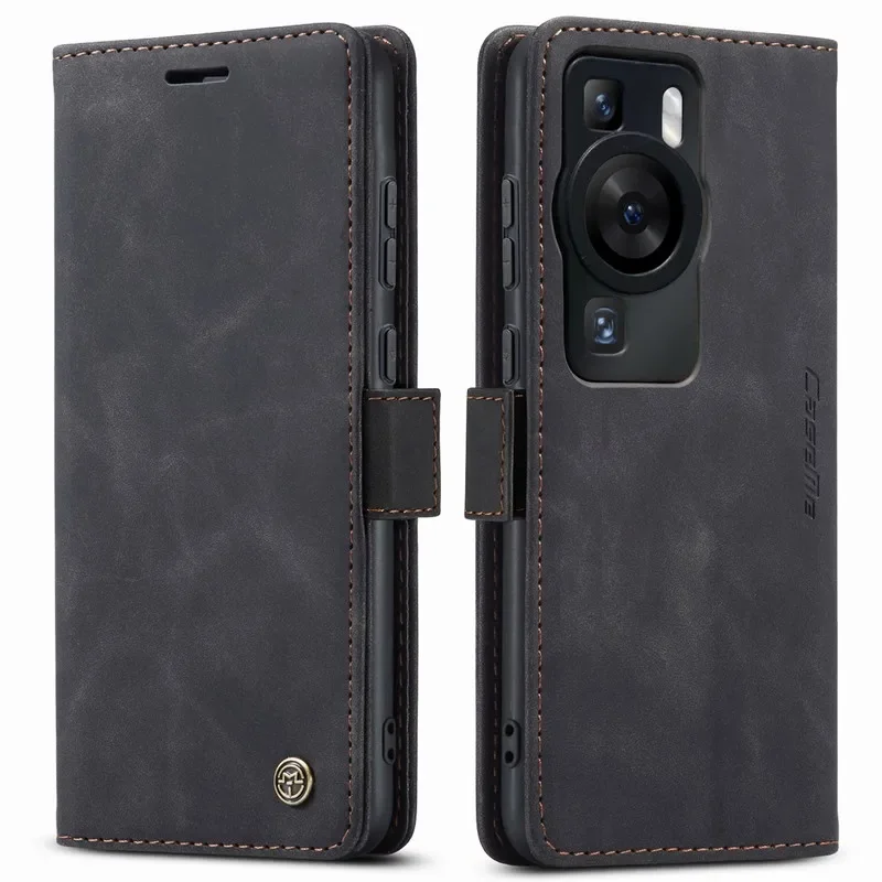 

Leather Wallet Case For Huawei P60 Pro Art Luxury Magnetic Flip Matte Silicone Phone Bag On For Huawei Mate P 60 Pro plus Cover