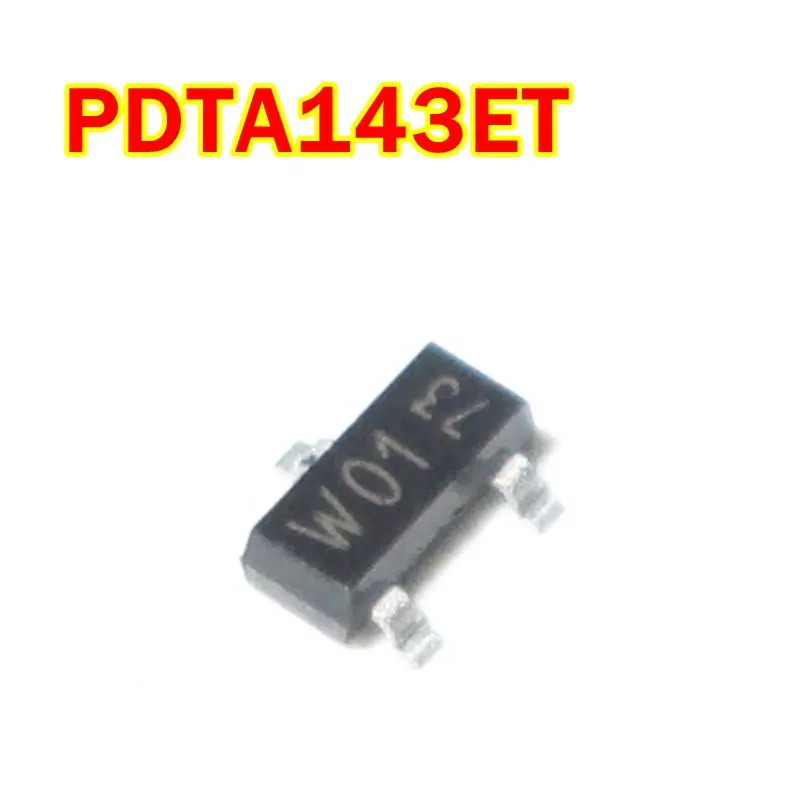 10pcs to 1000pcs New Original PDTA143ET SOT-23 marking code:W01