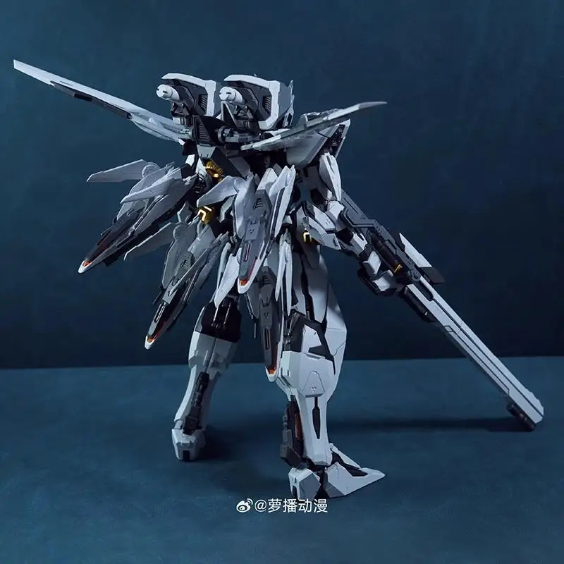 ชุดประกอบโมเดลพลาสติก Robox Animation Mg 1/100 Bailu (Air Combat Custom) พร้อมโครงสร้างภายในโลหะผสม - ของเล่นหุ่นยนต์แอคชั่นฟิกเกอร์