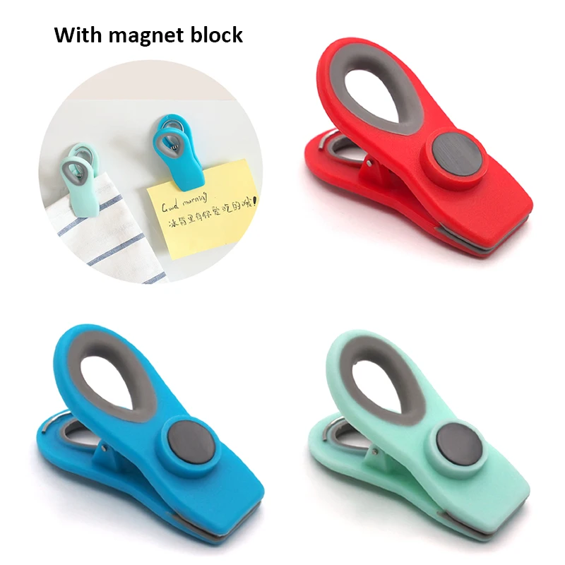 Magnetic Efficient Convenient Portable Versatile Refrigerator Magnet Clip Portable Bag Clip Space-saving Must-have Kitchen