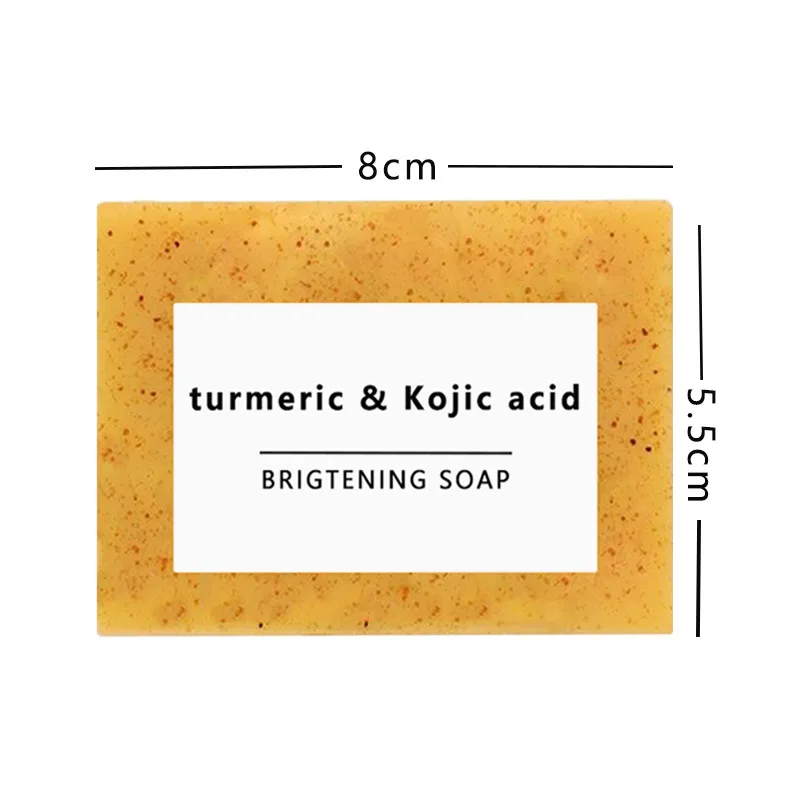 1PCS/2PCS/3PCS/5PCS Turmeric Soap Hand Made Face Soap Tender Skincare Beauty Body Cleaning Essential Oil Soap image 5