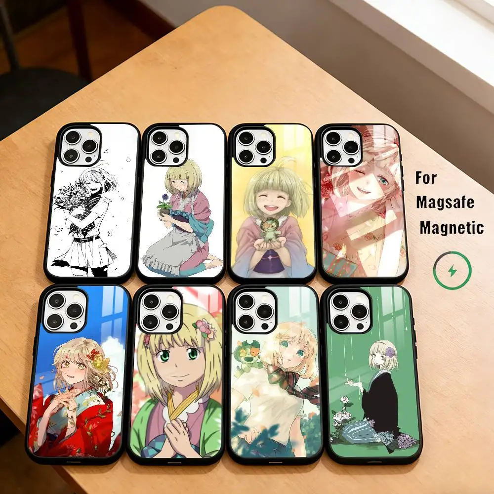 

E-Exorcist S-Shiemi M-Moriyama Phone Case Magnetic For Magsafe Wireless Charging For iPhone17,16,15,14,13,12,11 Plus,Pro