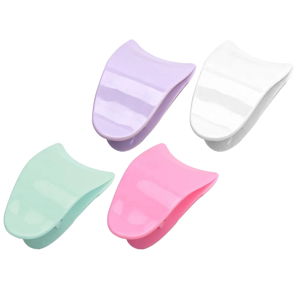 Pince à épiler pour faux-cils, outil applicateur Compact et Durable, accessoire de maquillage en plastique, pince à cils pour femmes, 4 pièces