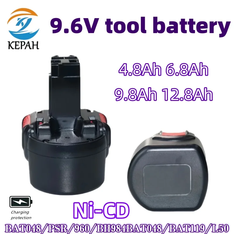 

НОВАЯ сменная Ni-MH батарея 9,6 В | Совместим с BAT048/BAT119, работает с электроинструментами PSR 960/BH984/L50.