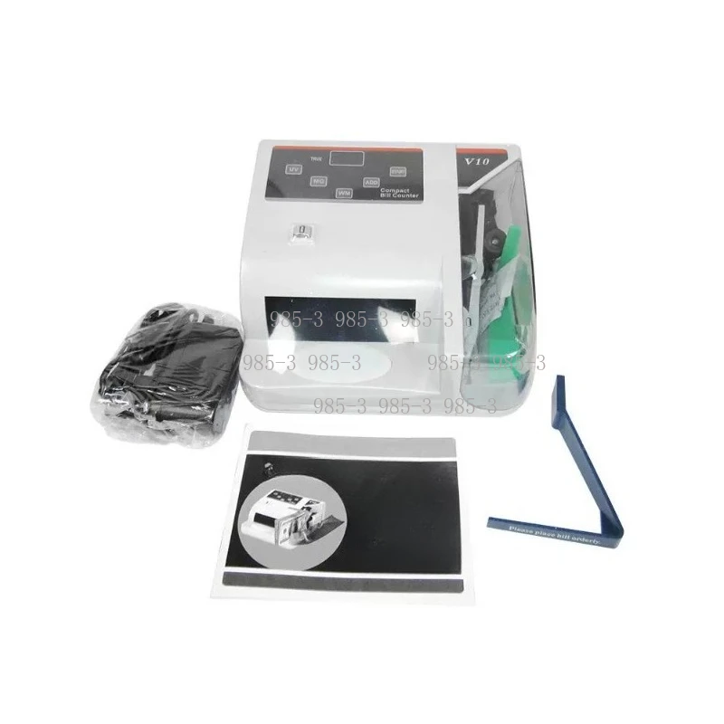 Universal Plug Banknote Counter, Portable Multi-Currency Cash Counting Financial Tool