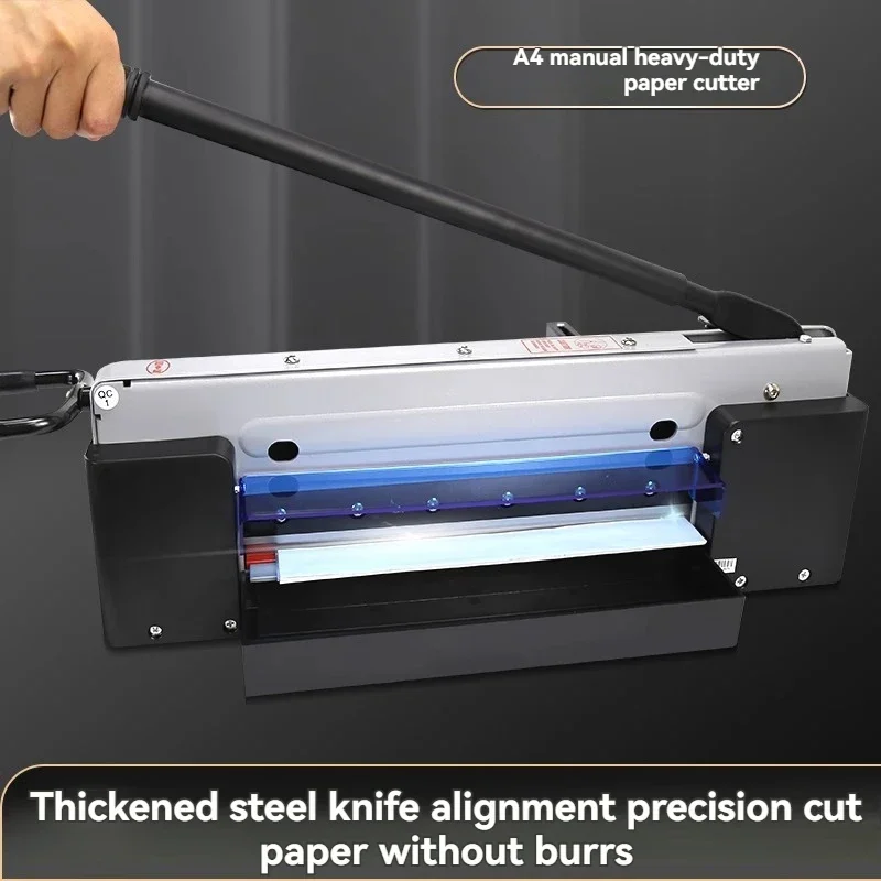 2025 A4 Zware 878 Dikke Laag Handmatige Foto Kleine Shear Verdikking Snijden Contract Tender Grote Papier Snijmachine