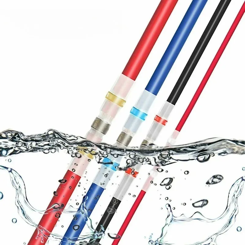 Pressure Terminal Free Soldering Ring Heat Shrink Tubing Quick Wiring Adhesive Joint Wire Protection Sleeve Thermal Insulation