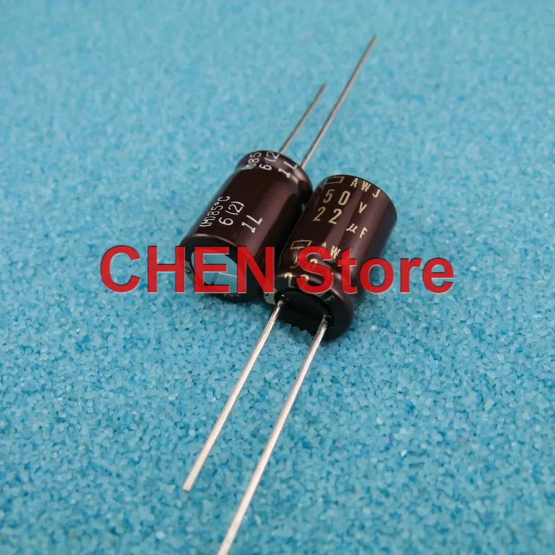 10PCS/lot original NIPPON AWJ 22UF 50V 10X16MM 85C NCC 50V22UF audio electrolytic capacitor copper feet free shipping