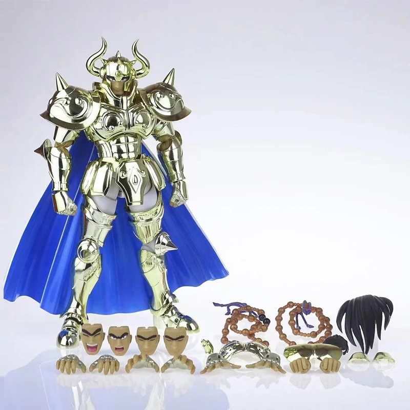 CS Model Saint Seiya Myth Cloth EX Taurus Aldebaran 24K/OCE Gold Knights of the Zodiac Figurka akcji w magazynie