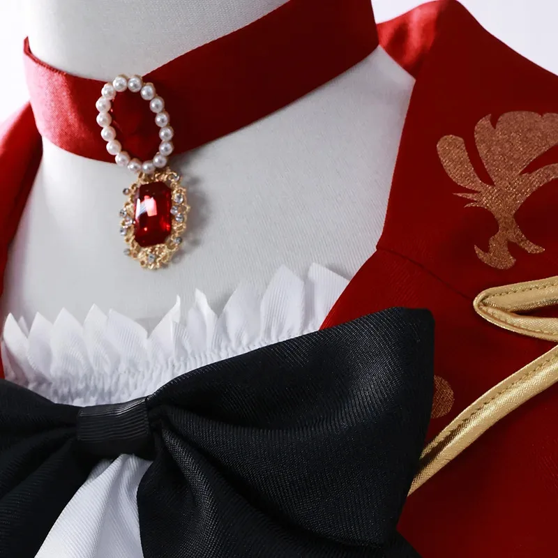 

XIV FF14 FFXIV RDM Cosplay Costume Red Mage School Uniform Halloween Carnival Role Play Outfita;k6;8',