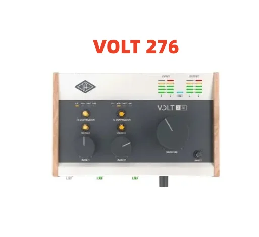 

Apollo VOLT 276 Desktop 2-in/2-out USB 2.0 audio interface 24-bit/192 kHz audio conversion for Mac, PC, iPad & iPhone