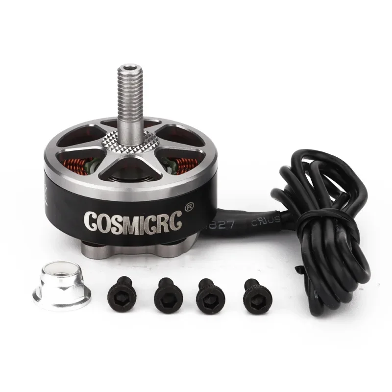 Hélice sem escova para drone de longa distância, RC FPV Racing, Eixo de 5mm, Hélice 6-7 "compatível, 2807, 1300KV, 1700KV, 4-6S