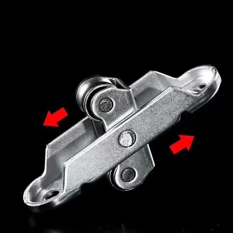 Poleas de ventana, herramientas de montaje de rodamiento silencioso, ruedas de aleación de Zinc, ranura en U, herrajes de pista de rodillo de puerta corredera de alta resistencia, 1-10 Uds.