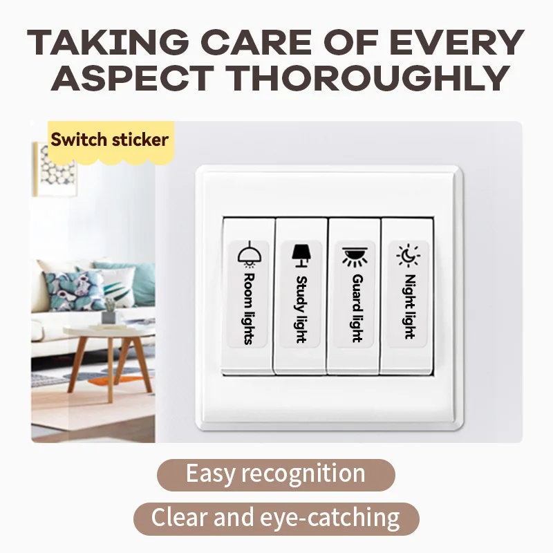 Niimbot D11/D110/D101 ملصقات شفافة ملصقات طابعة الملصقات مقاومة للماء والزيت، علامة سعر السلع في السوبر ماركت #4