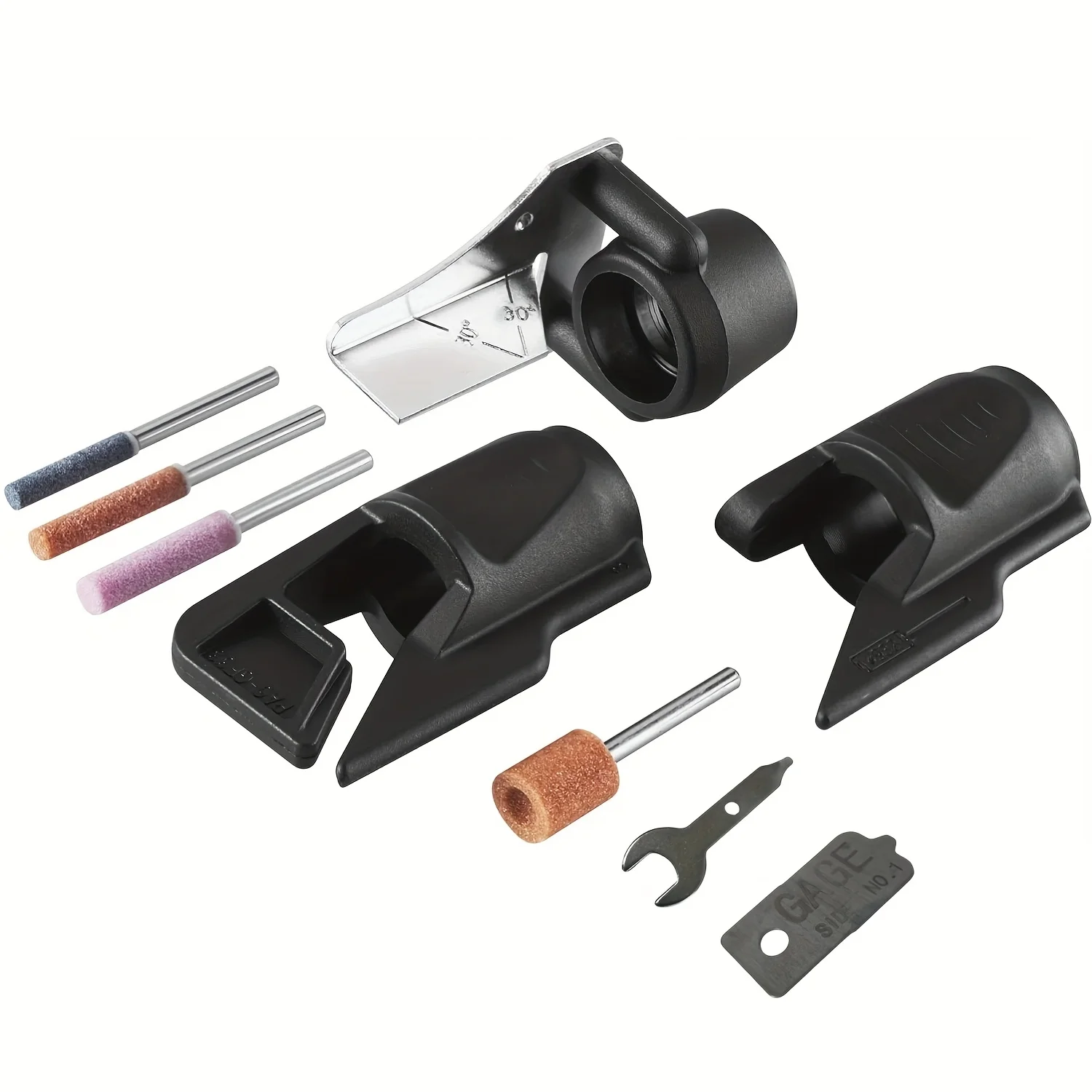 

3Pcs Chainsaw Sharpening Kit, Chainsaw Sharpeners Tool Compatible with Dremel A679-02 Sharpening Gardening Tools, Chainsaws