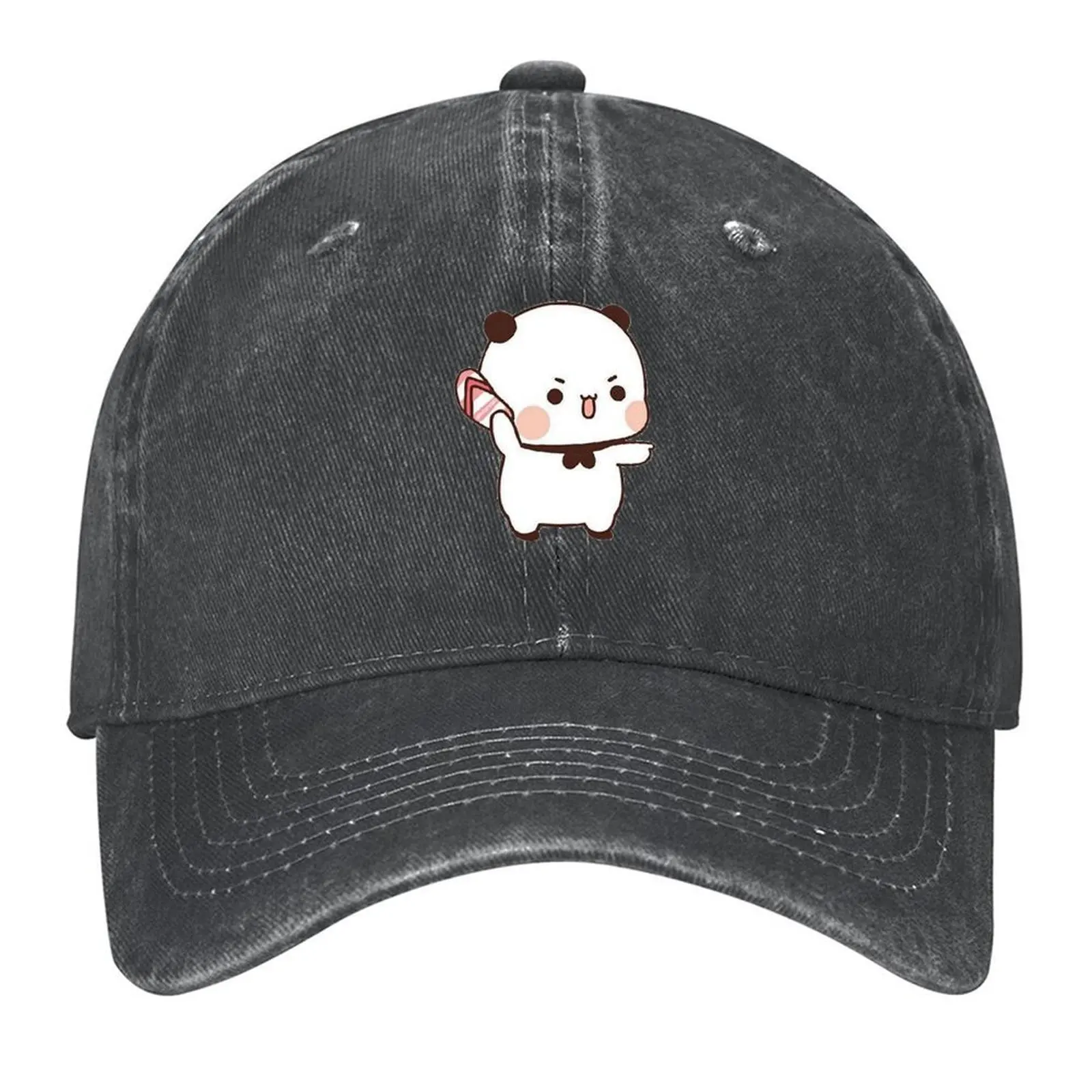

Cute Bubu is Throwing Flip-flops At Dudu Since He Teases Bubu Baseball Cap Hat Beach black Anime Anime Hat Women's 2025 Men's