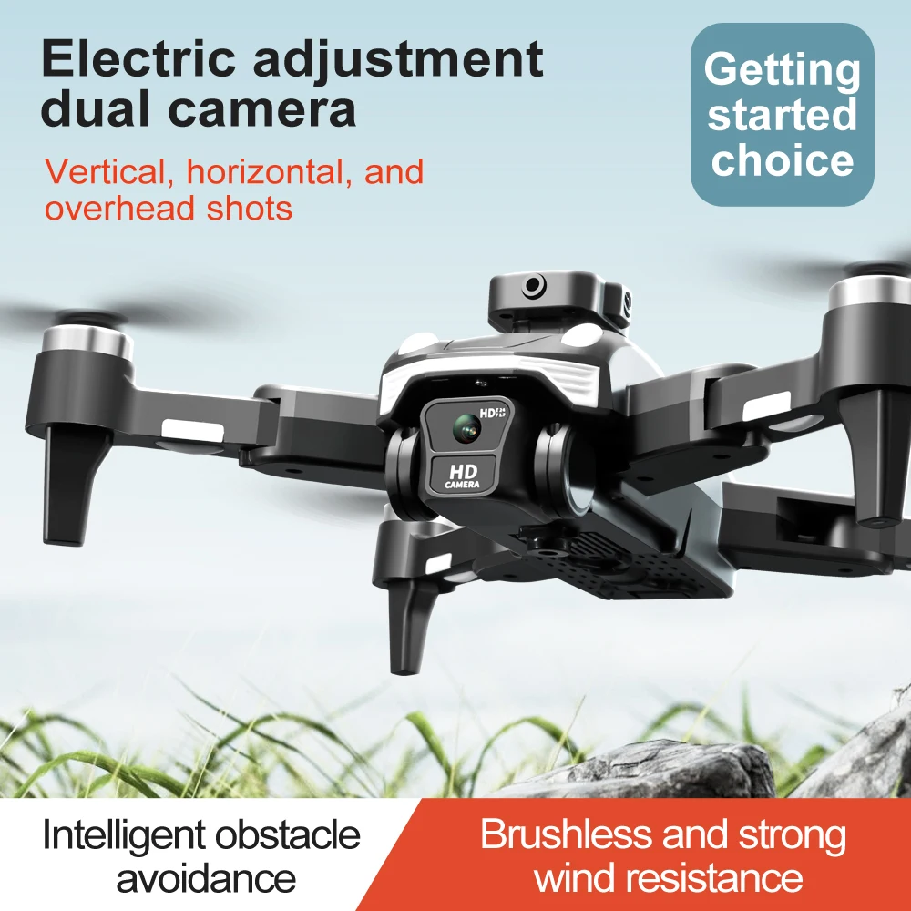 طائرة بدون طيار F200 قابلة للطي QuadcopterWIFI FPV HD التصوير الجوي زاوية واسعة كاميرا مزدوجة المهنية مع 1080P فرش RC #2