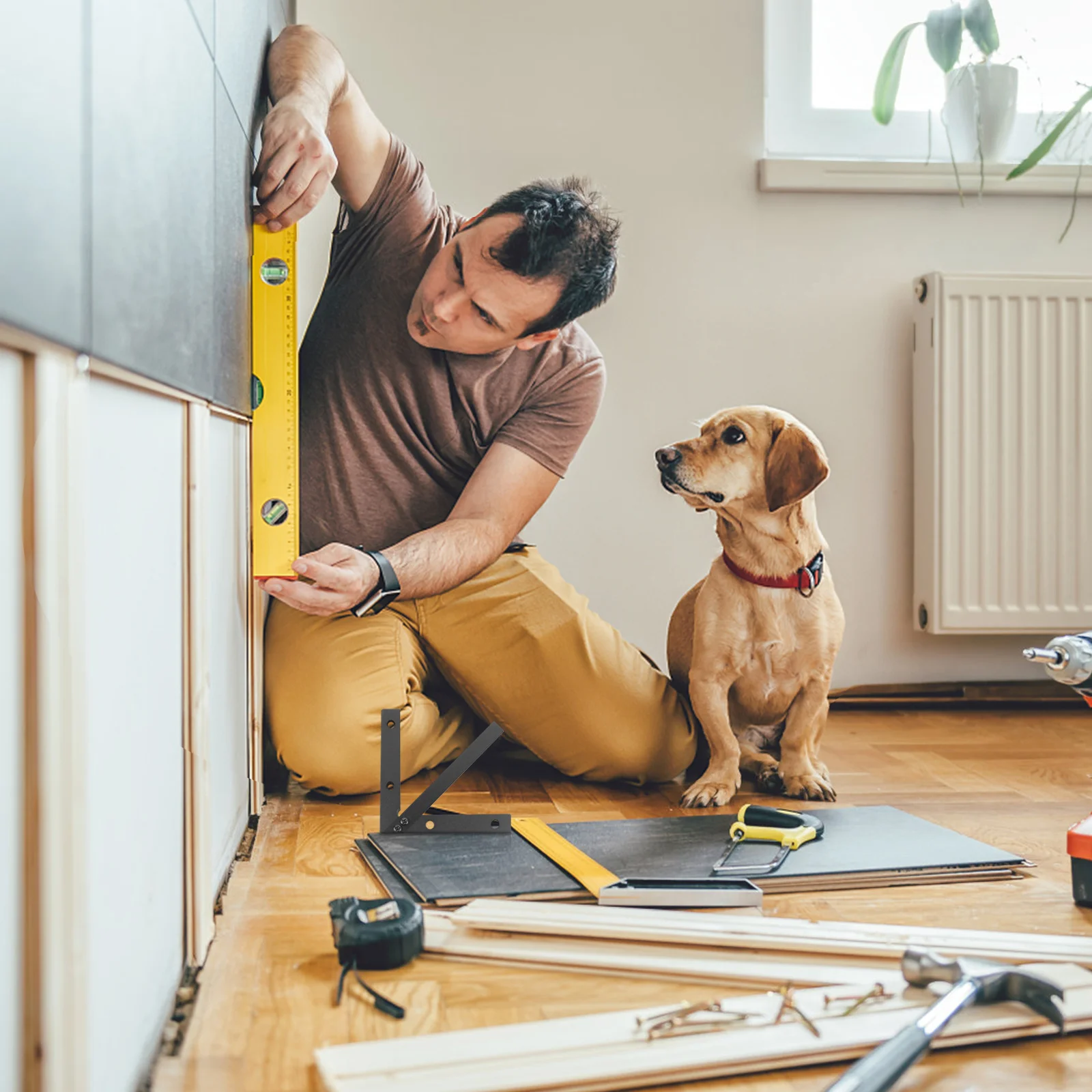 

High Accuracy Cnc Machined 45 90 Degree Right Angle Line Gauge Aluminum Alloy Center Scriber Tool Center