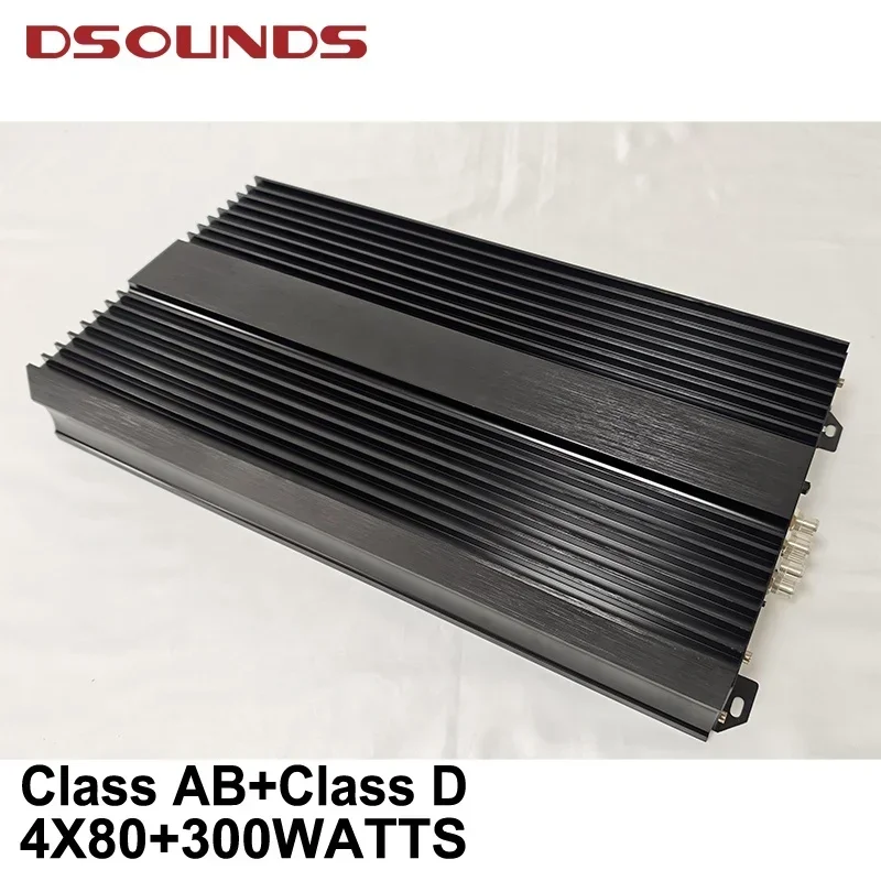 Factory Direct Sales Hot Selling 80 Watts Class +300 Watts Class D 5 CH Car Amplifier with High Sound Quality for Car o