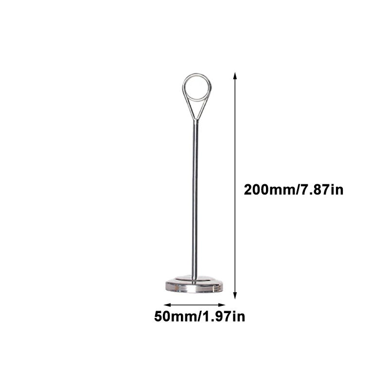 1PC Party Card Clip Stand Table Seat Number Holder Photoframe Picture Photo Holders Stand  Wedding Banquet Table Decoration