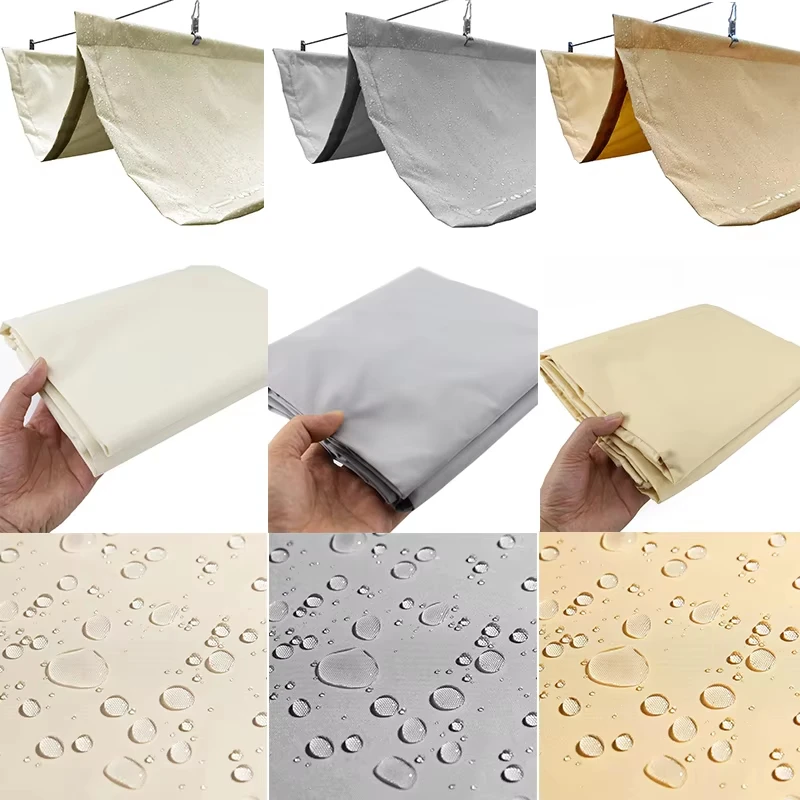 

2.5-3M Retractable Wave Sunshade 300D Waterproof UV Protection Outdoor Rainproof for Terrace Garden Gazebo Sun Shade Sail