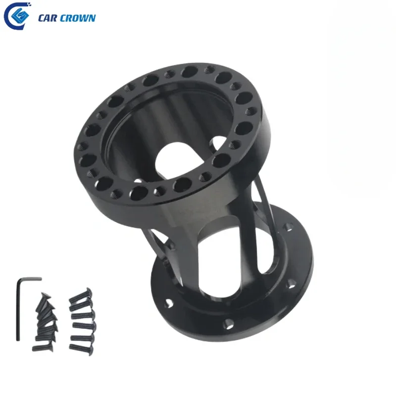

Автомобильная корона, новая полая универсальная прокладка для ступицы рулевого колеса 12/51/76/101 мм, комплект адаптера для ступицы рулевого колеса, черная прокладка
