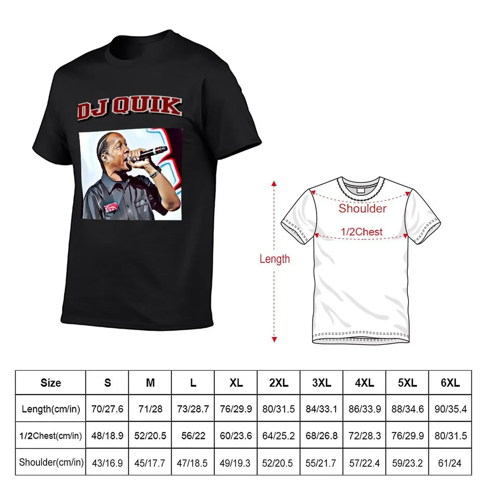 DJ Quik For Fans T-Shirt man clothes vintage t shirts vintage graphic tee mens graphic t-shirts big and tall