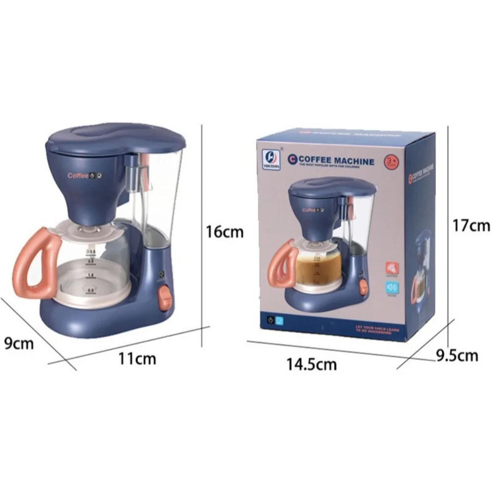 재미 있은 어린이 선물 주방 장난감 전기 커피 기계 진공 청소기 어린이 놀이 집 미니 빵 제조기 오븐 시뮬레이션 모델