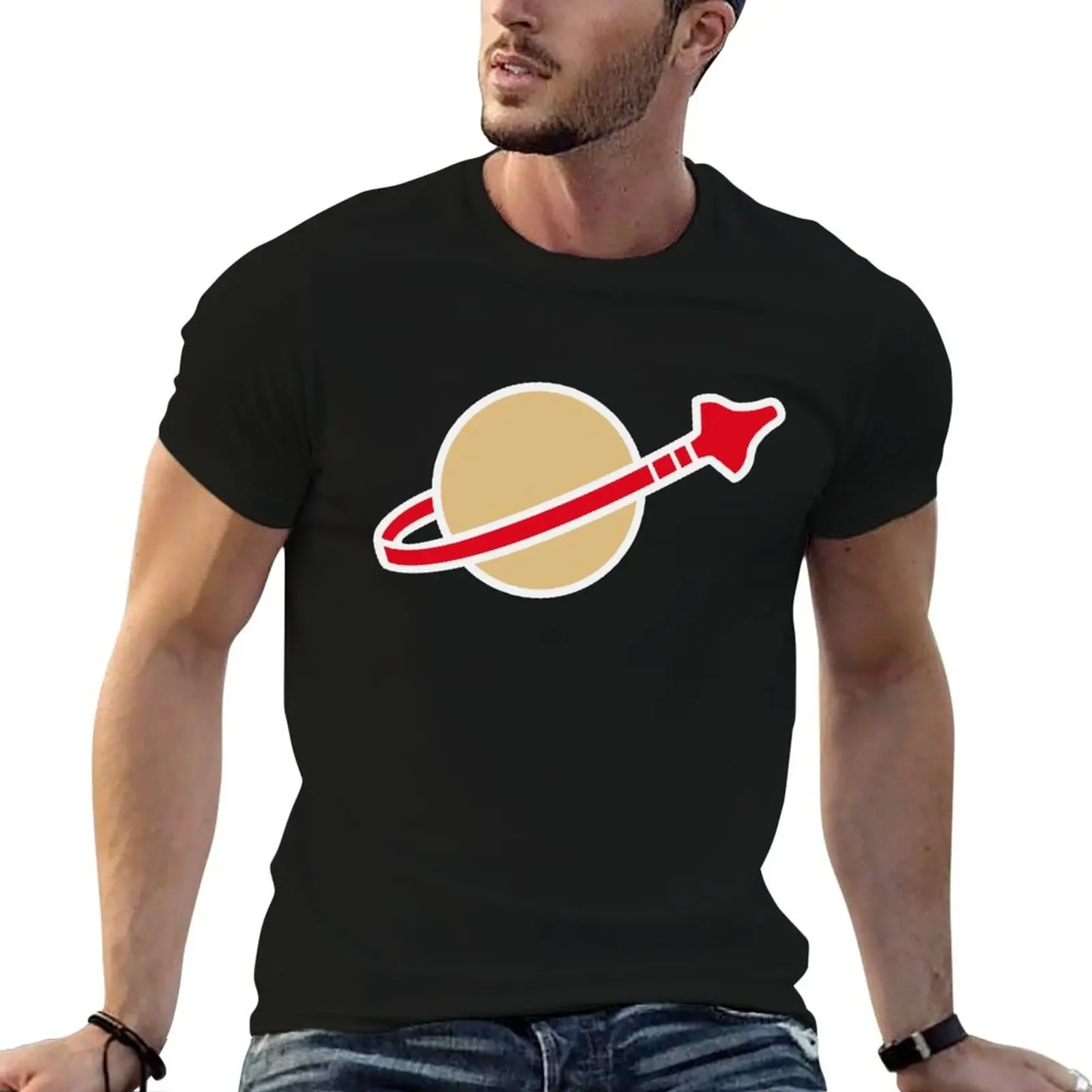 Space Blocks T-Shirt cute tops anime stuff vintage big and tall t shirts for men