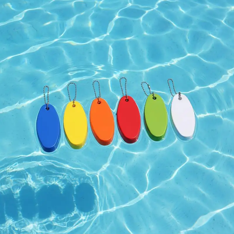 New Foam Floating Boat Keychains 12 Pack Random Color Anti-lost Key Rings for Kayaking Sailing Pool Beach Summer Use